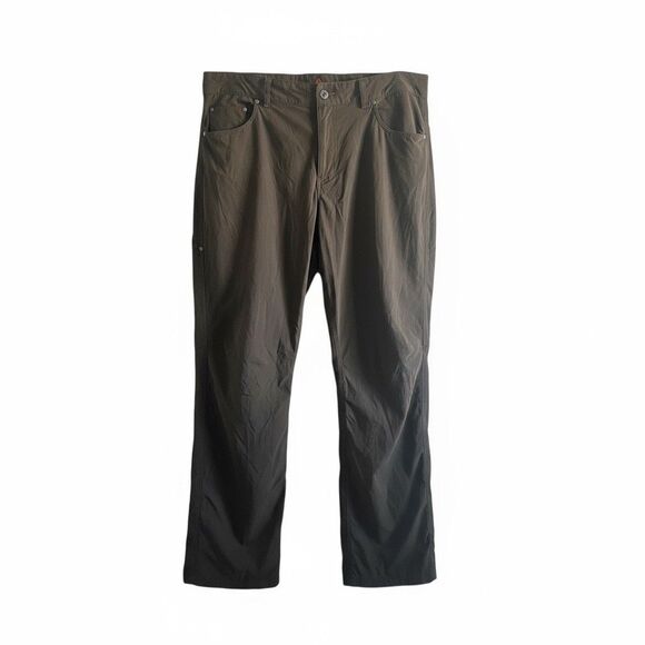 LL Bean Water-Resistant Cresta Hiking Pants Natural Fit Dark Cinder Men 36x34 - Picture 1 of 6